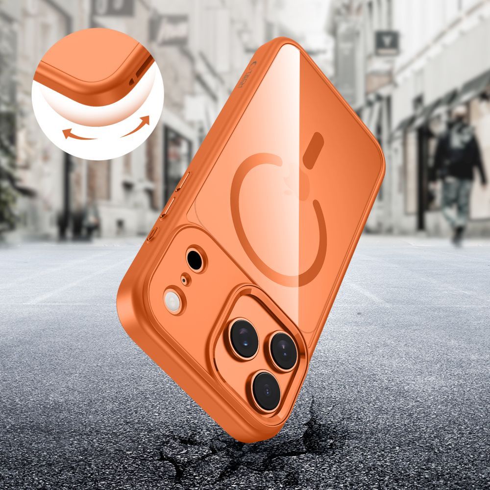 MagSafe cover til Apple iPhone 17 Pro, Tech-Protect, Magmat, Orange