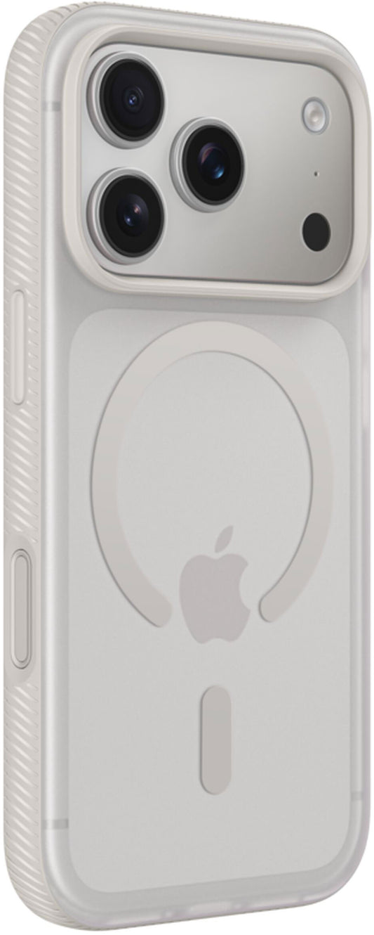MagSafe-etui til Apple iPhone 17 Pro, Belkin, SheerForce Grip, Beige MSA035hqSA