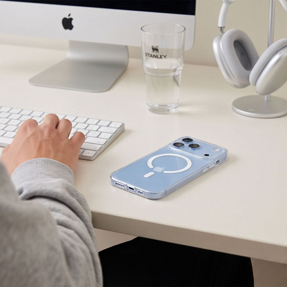 MagSafe-etui til Apple iPhone 18 Pro / 17 Pro, Tech-Protect, Flexair, Transparent