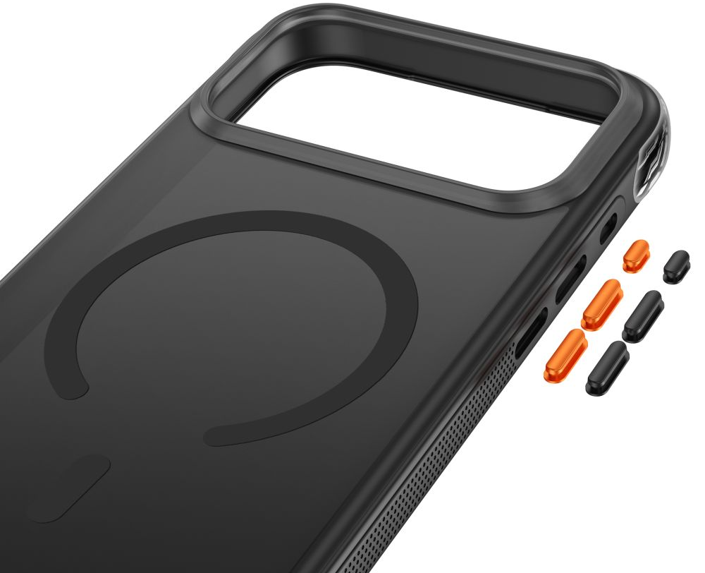 MagSafe-cover til Apple iPhone 18 Pro Max / 17 Pro Max, Tech-Protect, MagAir CC, mat sort