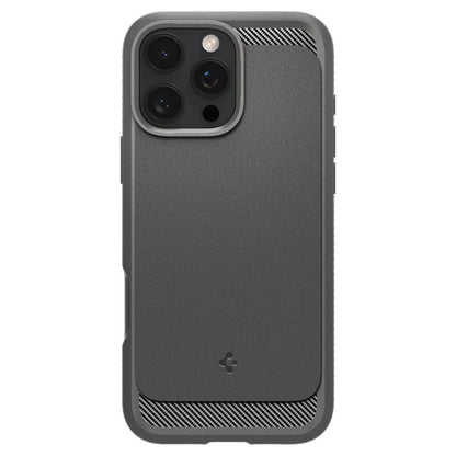 MagSafe-etui til Apple iPhone 16 Pro Max, Spigen, Rugged Armor, grå ACS07987 