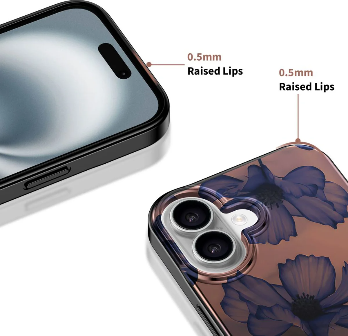 MagSafe cover til Apple iPhone 16, Tech-Protect, Lamano Velvet Night, Sort