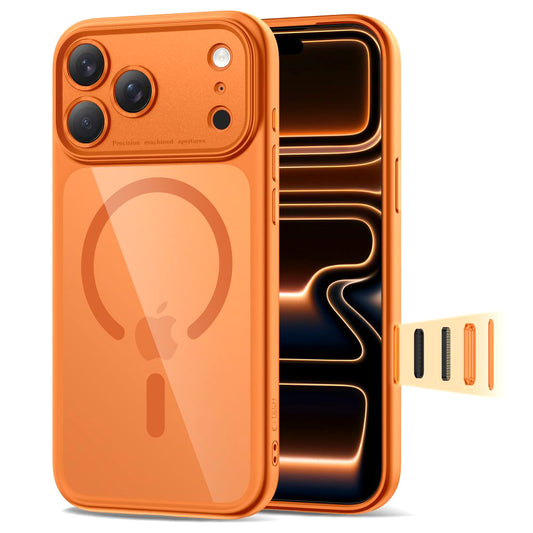 MagSafe cover til Apple iPhone 17 Pro Max, Tech-Protect, MagPeak, Orange