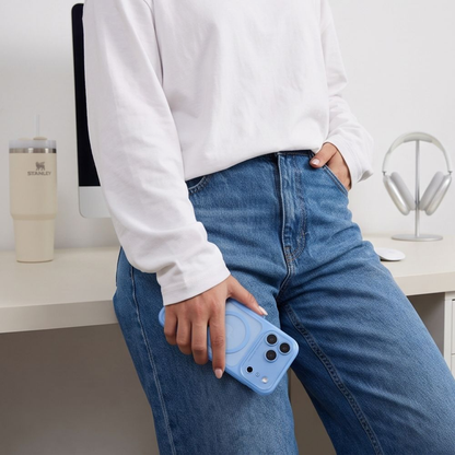 MagSafe-etui til Apple iPhone 18 Pro Max / 17 Pro Max, Tech-Protect, MagPeak CC, Blå