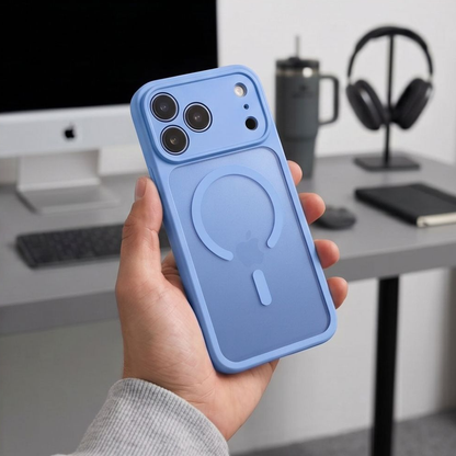 MagSafe-etui til Apple iPhone 18 Pro / 17 Pro, Tech-Protect, BasicMag, Mat Blå
