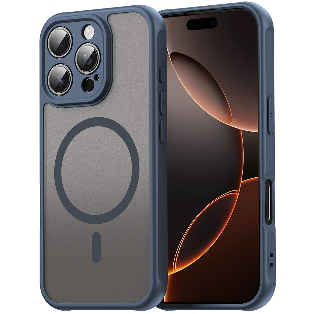 MagSafe-etui til Apple iPhone 11 Pro Max, Techsuit, HaloFrost II, Marineblå
