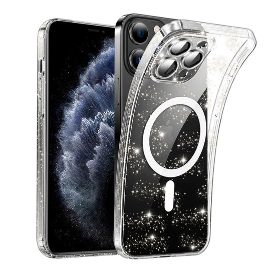MagSafe-etui til Apple iPhone 11 Pro, Techsuit, SparkleSkin, Transparent