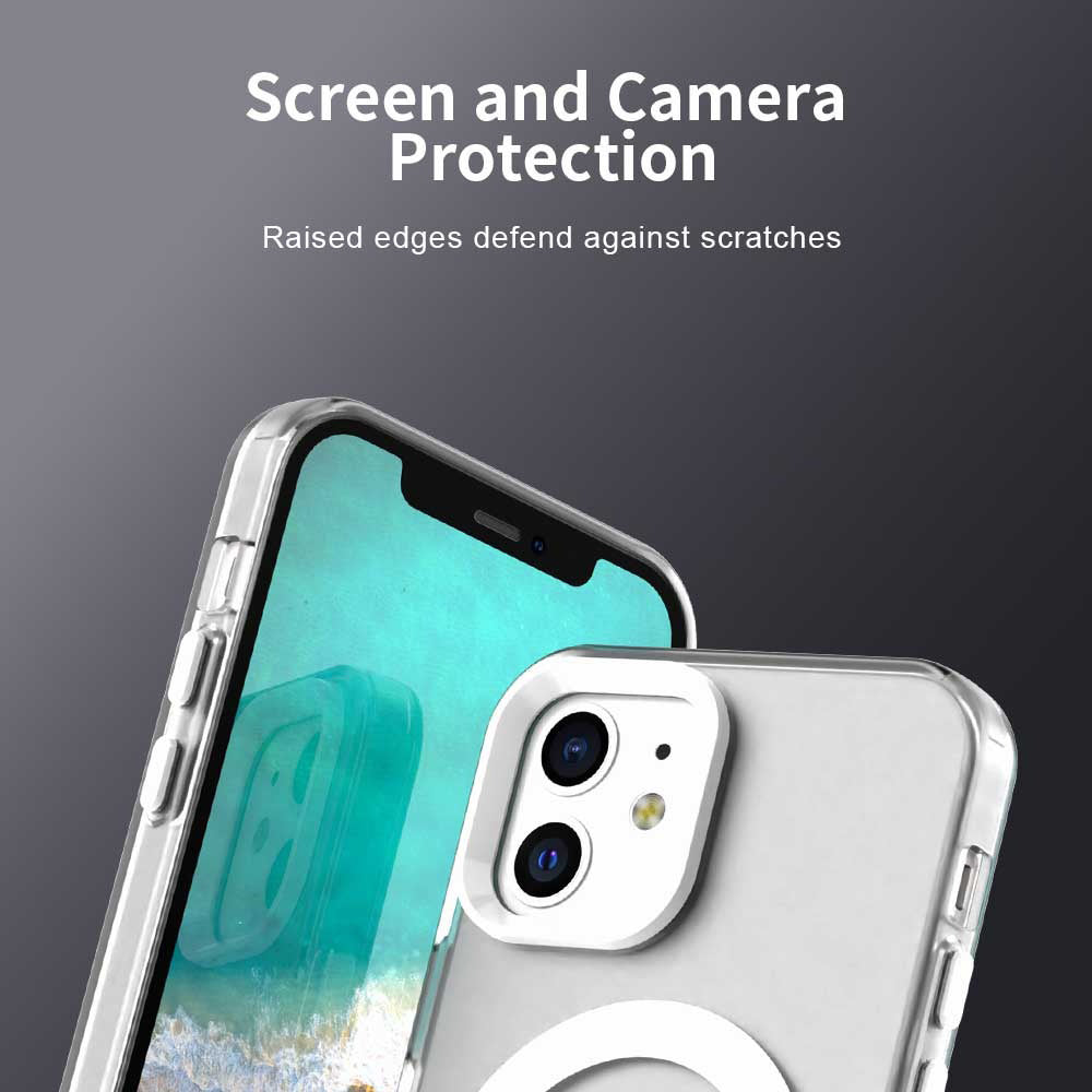 MagSafe cover til Apple iPhone 12 / 12 Pro, Techsuit, CandyCase, Hvid