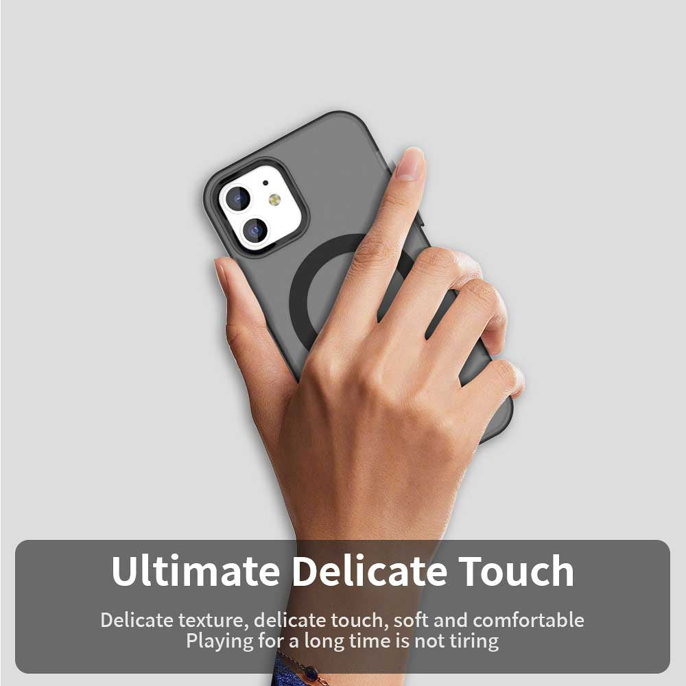 MagSafe-etui til Apple iPhone 12 / 12 Pro, Techsuit, CandyCase, Sort