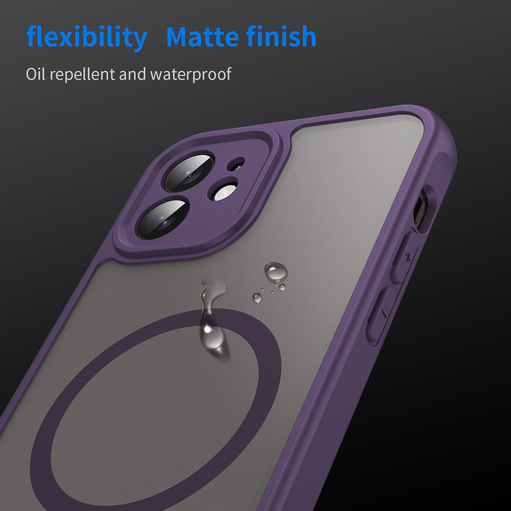 MagSafe-etui til Apple iPhone 12, Techsuit, HaloFrost II, Lilla