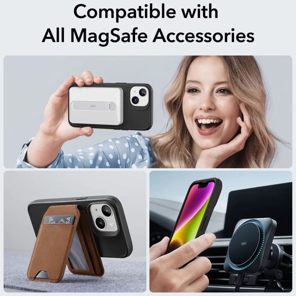MagSafe-etui til Apple iPhone 14 / 13, ESR, Classic Hybrid, Sort