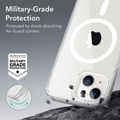 MagSafe-etui til Apple iPhone 14 / 13, ESR, Classic Hybrid, Transparent