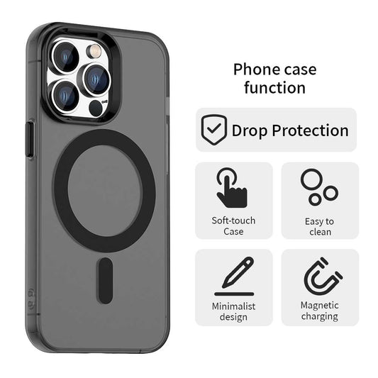 MagSafe-etui til Apple iPhone 13 Pro Max, Techsuit, CandyCase, Sort