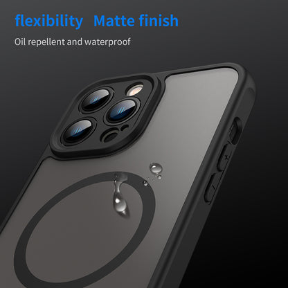 MagSafe-etui til Apple iPhone 13 Pro Max, Techsuit, HaloFrost II, Sort