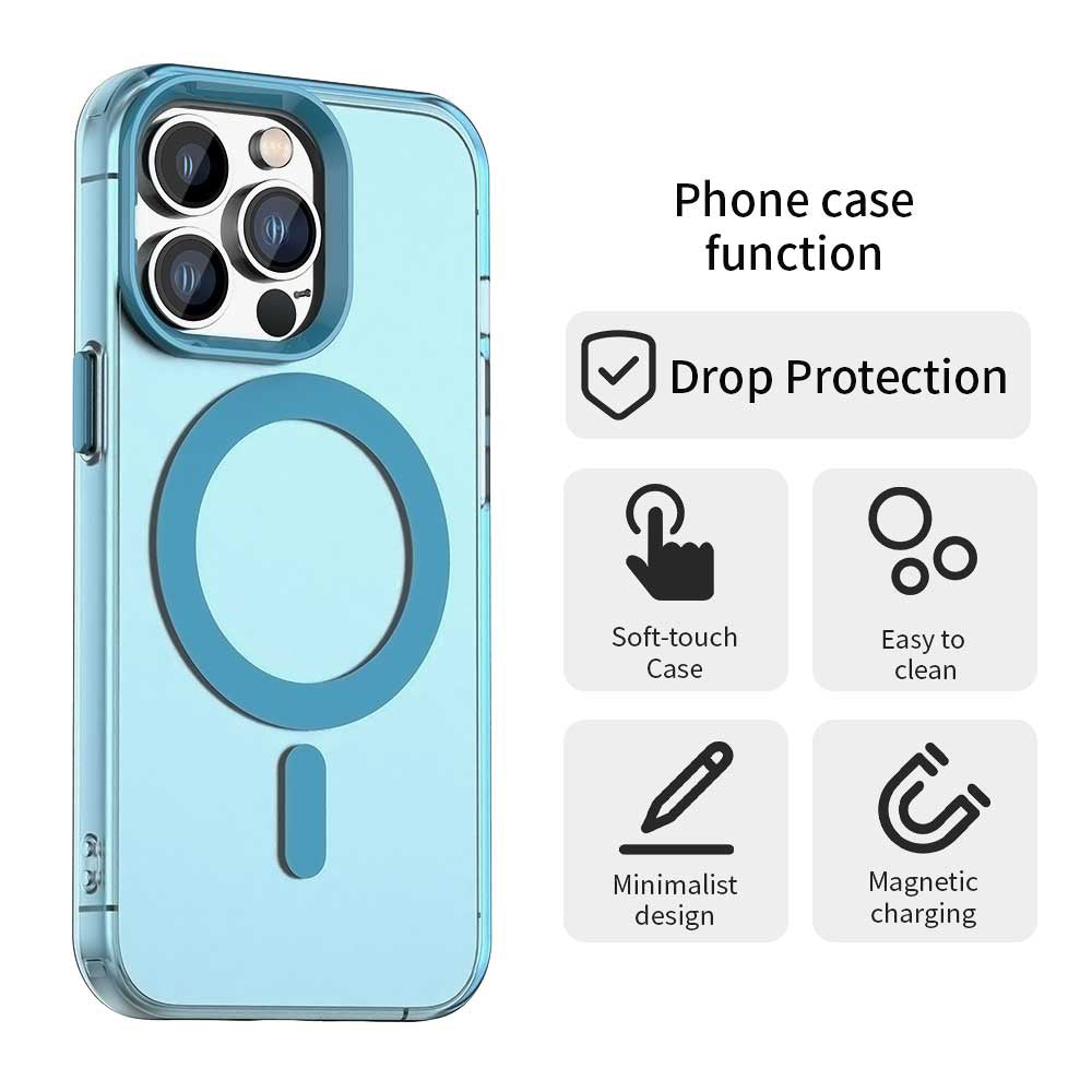MagSafe-etui til Apple iPhone 13 Pro, Techsuit, CandyCase, Blå