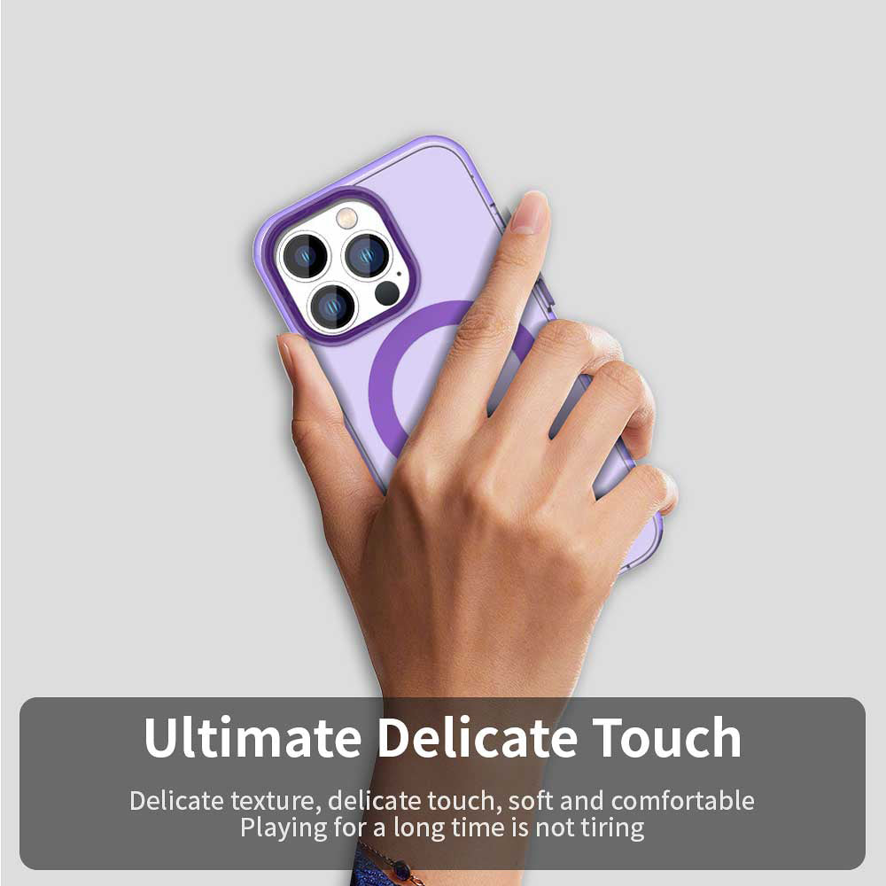 MagSafe-etui til Apple iPhone 13 Pro, Techsuit, CandyCase, Lilla