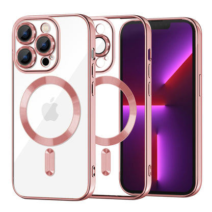 MagSafe-etui til Apple iPhone 13 Pro, Techsuit, Luxury Crystal, Pink