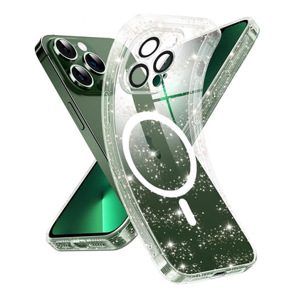 MagSafe-etui til Apple iPhone 13 Pro, Techsuit, SparkleSkin, Transparent