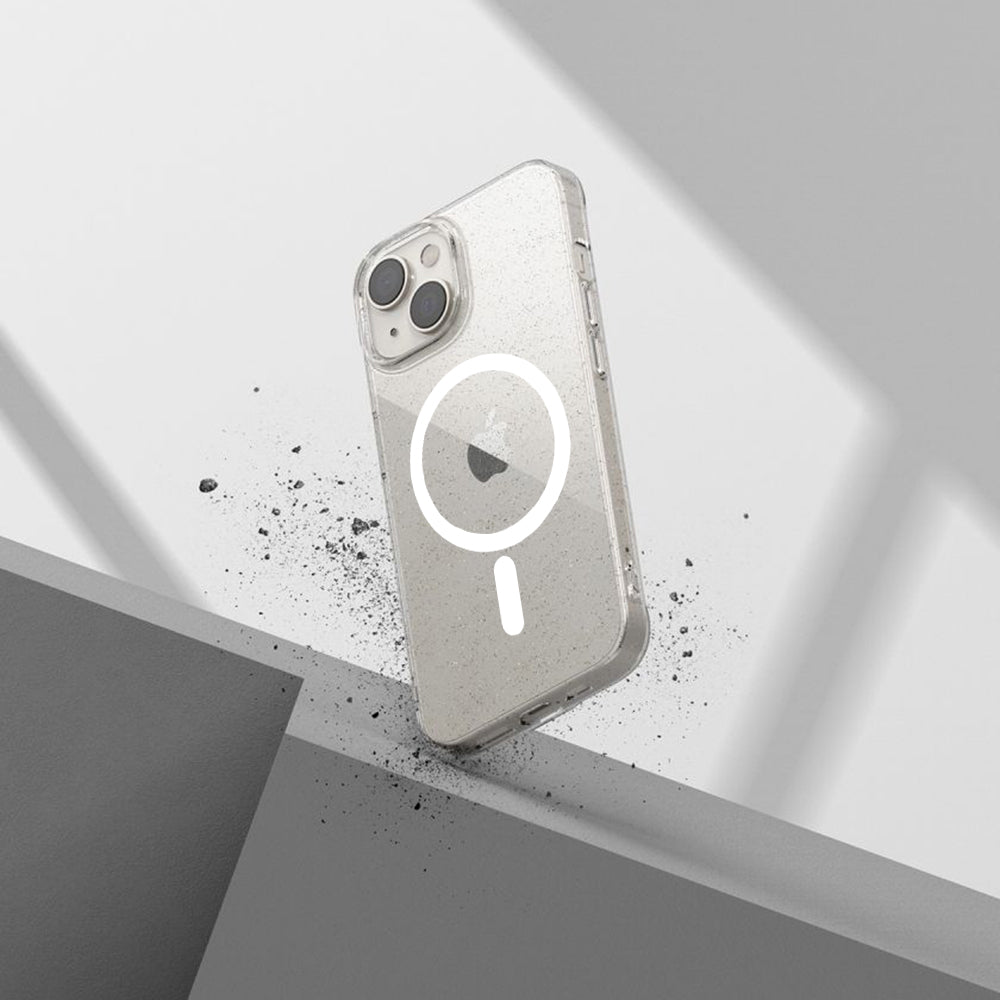 MagSafe-etui til Apple iPhone 13 Pro, Techsuit, SparkleSkin, Transparent