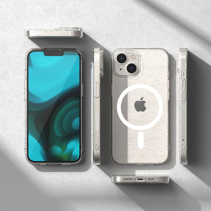 MagSafe-etui til Apple iPhone 13 Pro, Techsuit, SparkleSkin, Transparent