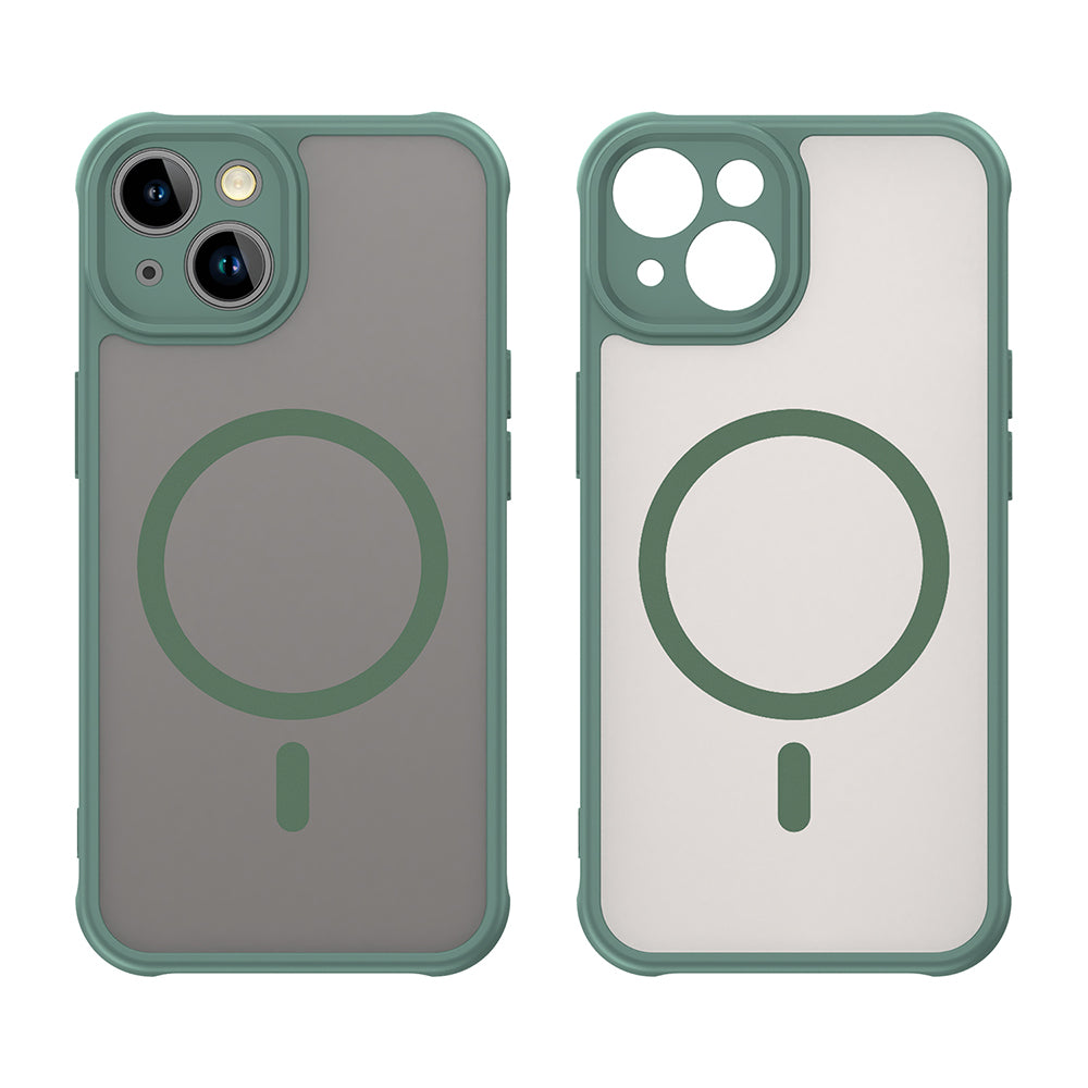 MagSafe-etui til Apple iPhone 13, Techsuit, HaloFrost II, Grøn