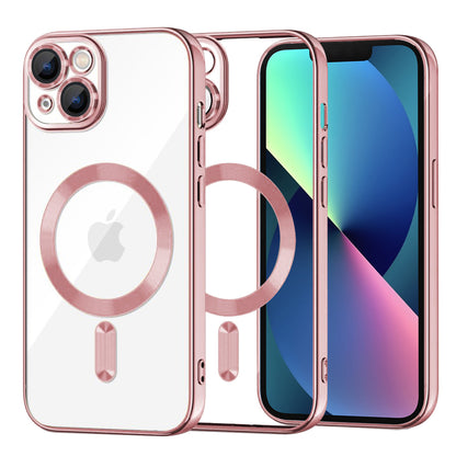MagSafe-etui til Apple iPhone 13, Techsuit, Luxury Crystal, Pink