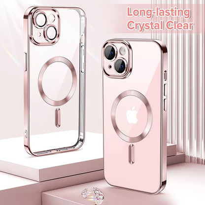 MagSafe-etui til Apple iPhone 13, Techsuit, Luxury Crystal, Pink
