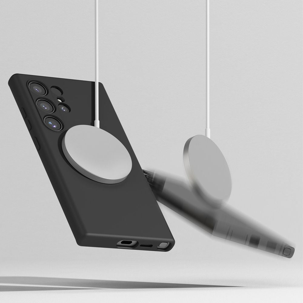 MagSafe cover til Apple iPhone 13, Techsuit, SoftFlex, Sort