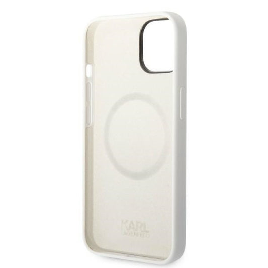 MagSafe cover til Apple iPhone 14 Plus, Karl Lagerfeld, Silicone Choupette, Hvid
