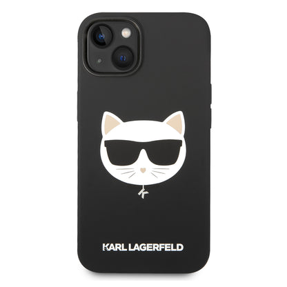 MagSafe cover til Apple iPhone 14 Plus, Karl Lagerfeld, Silicone Choupette's Head, Sort