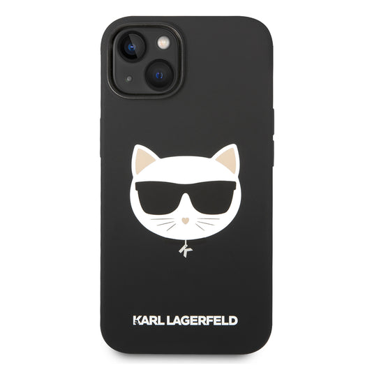 MagSafe cover til Apple iPhone 14 Plus, Karl Lagerfeld, Silicone Choupette's Head, Sort