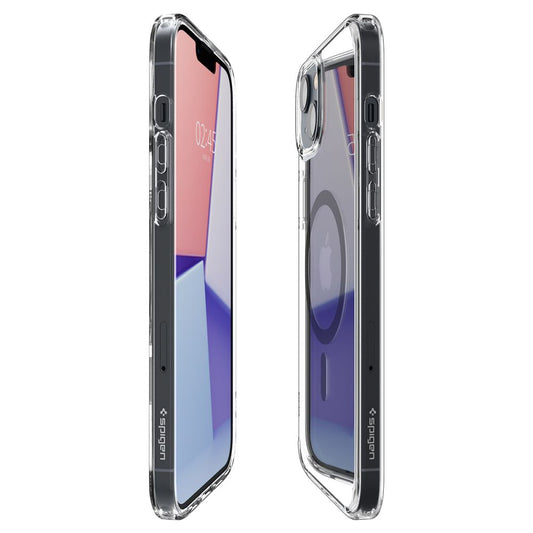 MagSafe cover til Apple iPhone 14 Plus, Spigen, Ultra Hybrid Carbon, Gennemsigtig