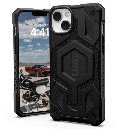 MagSafe-etui til Apple iPhone 14 Plus, Urban Armor Gear, Monarch Pro Kevlar, Sort