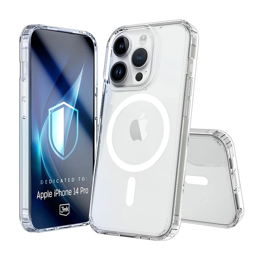 MagSafe-etui til Apple iPhone 14 Pro, 3MK, Armor MagCase, Transparent
