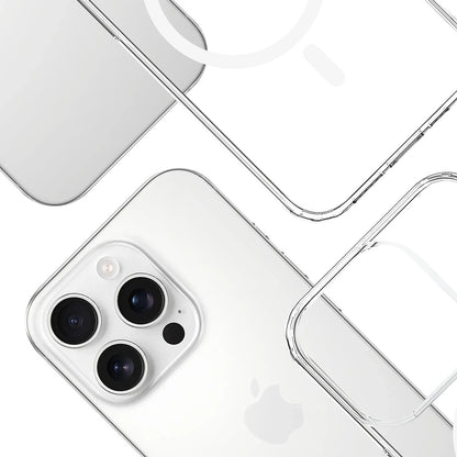 MagSafe-etui til Apple iPhone 14 Pro, 3MK, Armor MagCase, Transparent