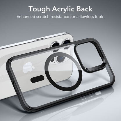 MagSafe-etui til Apple iPhone 14 Pro, ESR, Classic Hybrid, Sort Transparent