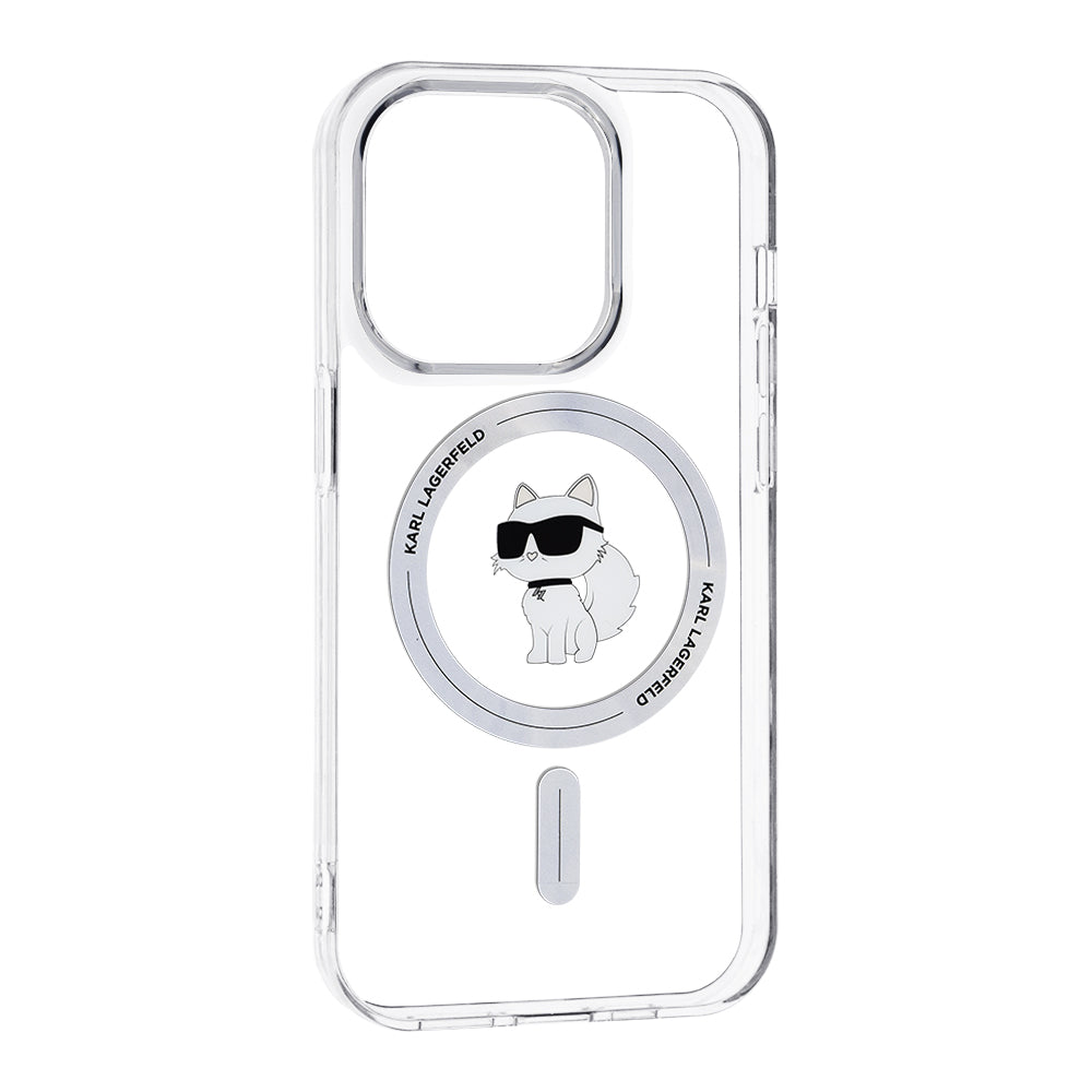MagSafe cover til Apple iPhone 14 Pro, Karl Lagerfeld, IML Choupette, Transparent