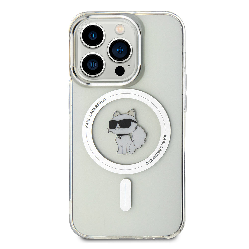 MagSafe cover til Apple iPhone 14 Pro, Karl Lagerfeld, IML Choupette, Transparent