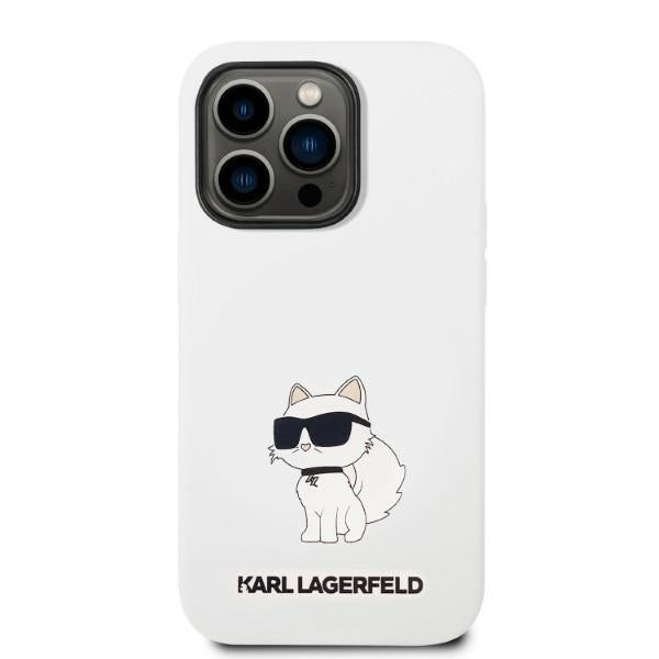MagSafe cover til Apple iPhone 14 Pro, Karl Lagerfeld, Silicone Choupette, Hvid