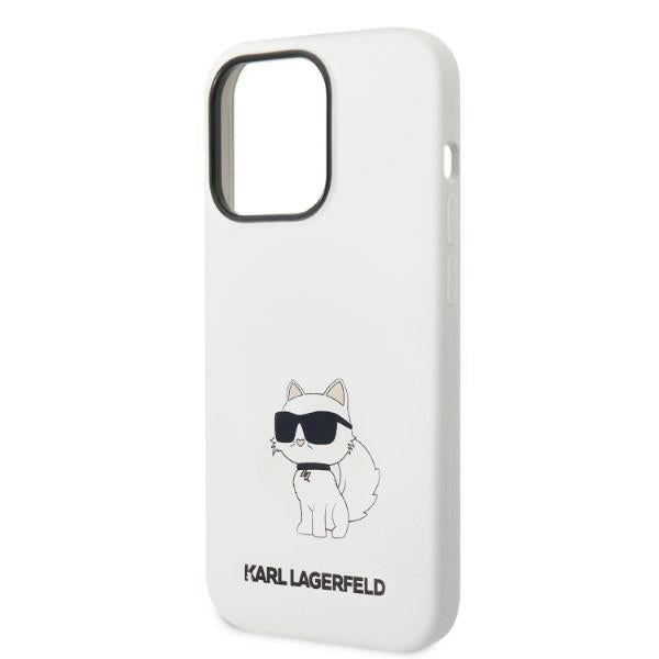 MagSafe cover til Apple iPhone 14 Pro, Karl Lagerfeld, Silicone Choupette, Hvid