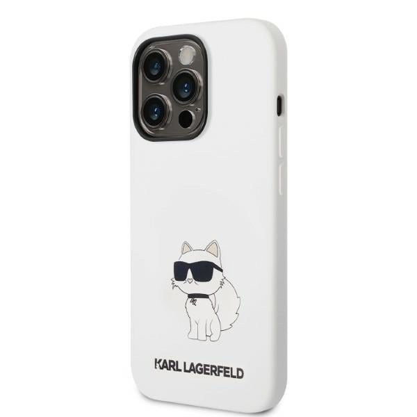 MagSafe cover til Apple iPhone 14 Pro, Karl Lagerfeld, Silicone Choupette, Hvid