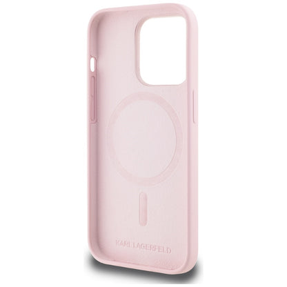 MagSafe cover til Apple iPhone 14 Pro, Karl Lagerfeld, Silicone Karl & Choupette, Pink