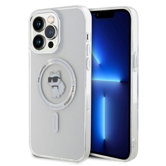 MagSafe cover til Apple iPhone 14 Pro Max, Karl Lagerfeld, IML Choupette, Gennemsigtig