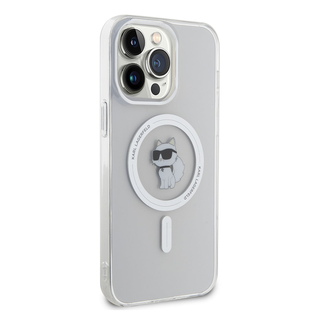 MagSafe cover til Apple iPhone 14 Pro Max, Karl Lagerfeld, IML Choupette, Gennemsigtig