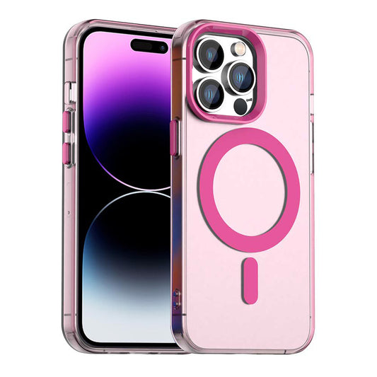 MagSafe-etui til Apple iPhone 14 Pro Max, Techsuit, CandyCase, Lyserød