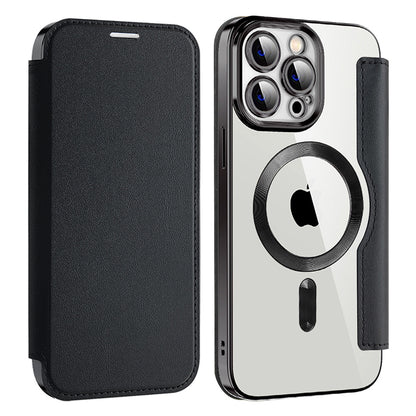 MagSafe-etui til Apple iPhone 14 Pro Max, Techsuit, SmartMag Book, Sort