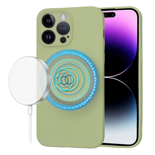 MagSafe-etui til Apple iPhone 14 Pro Max, Techsuit, SoftFlex, Matcha