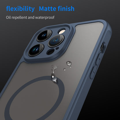 MagSafe-etui til Apple iPhone 14 Pro, Techsuit, HaloFrost II, Mørkeblå