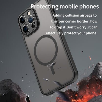 MagSafe-etui til Apple iPhone 14 Pro, Techsuit, HaloFrost II, Sort