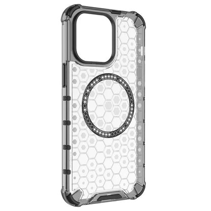 MagSafe-etui til Apple iPhone 14 Pro, Techsuit, HoneyComb Shield, Sort